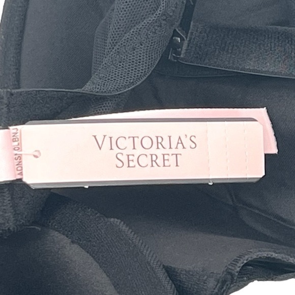 NWT Victoria's Secret Black Sexy Tee Lightly Lined Lace Demi Bra Size 38DD - Picture 2 of 5